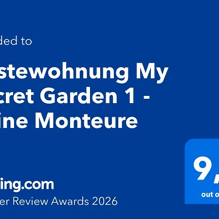 Appartement Gaestewohnung My Secret Garden 1 - Keine Monteure